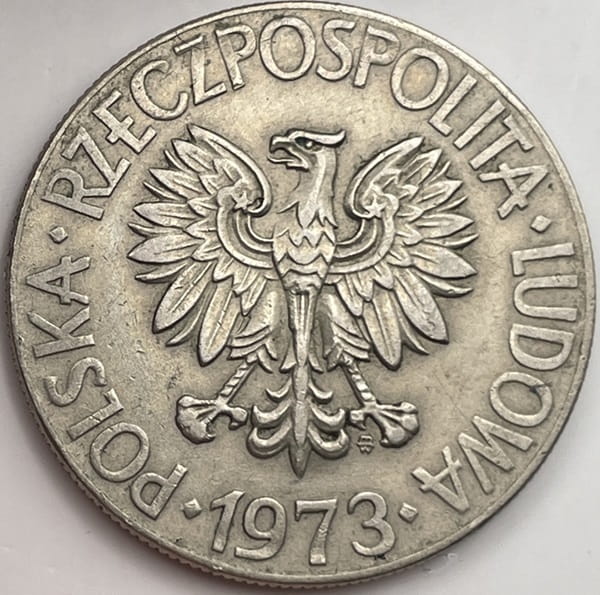 Moneta 10 zł Tadeusz Kościuszko 1973 r. stan 3
