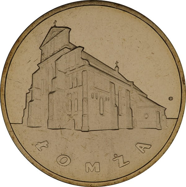 Moneta 2 zł Łomża 2007