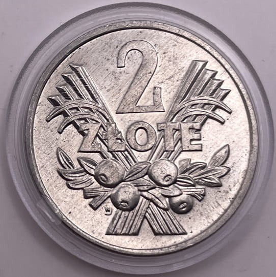 Moneta 2 złote Jagody 1970 r.