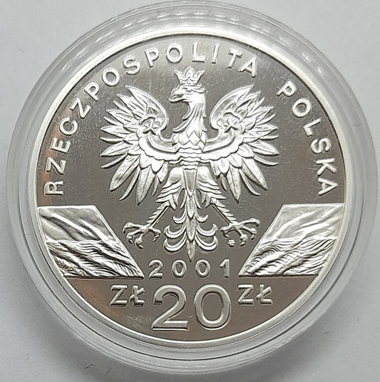 Moneta 20 zł Paź Królowej 2001