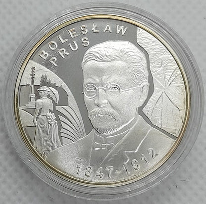 Moneta 10 zł Bolesław Prus 2012 r.