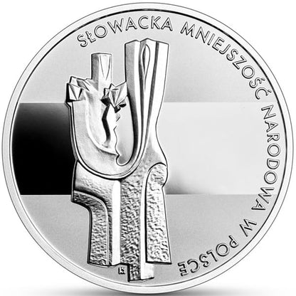 Moneta 10 zł Słowacka mniejszość narodowa w Polsce 2024