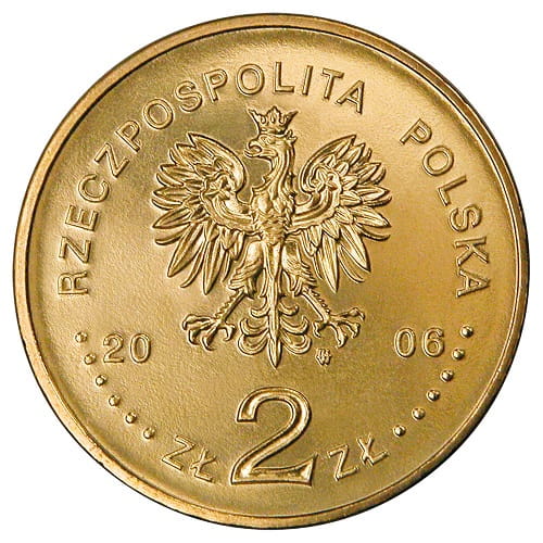 Moneta 2 zł 100-lecie SGH w Warszawie 2006