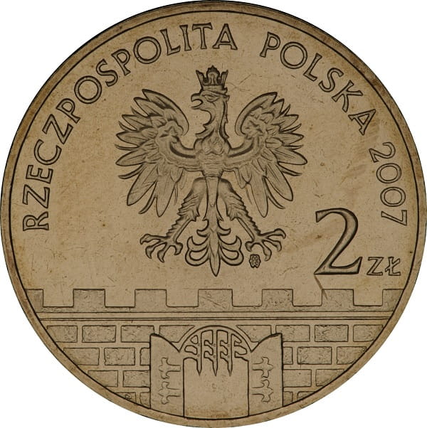 Moneta 2 zł Kłodzko 2007