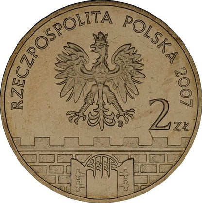 Moneta 2 zł Płock 2007