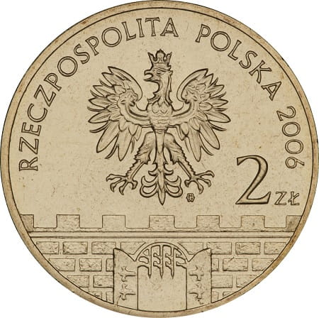 Moneta 2 zł Sandomierz 2006