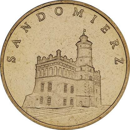 Moneta 2 zł Sandomierz 2006