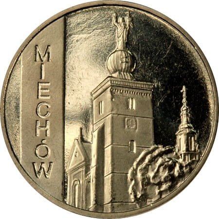 Moneta 2 zł Miechów 2010