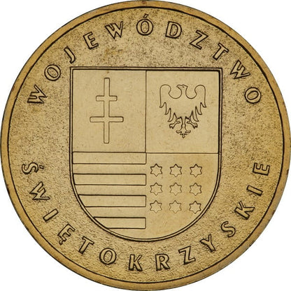 Moneta 2 zł Województwo Świętokrzyskie 2005